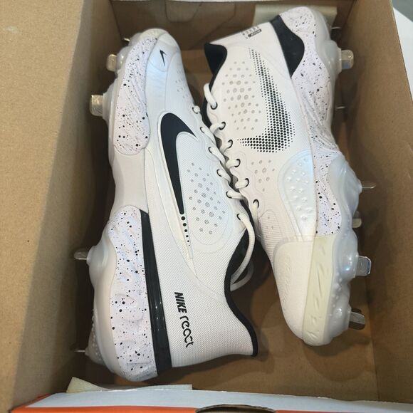 NIKE ALPHA HUARACHE ELITE 3 LOW ( WHITE ) BASEBALL CLEATS SIZE 9.5 CV3552-104 main image 7